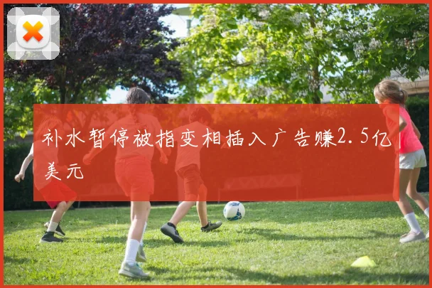 补水暂停被指变相插入广告赚2.5亿美元